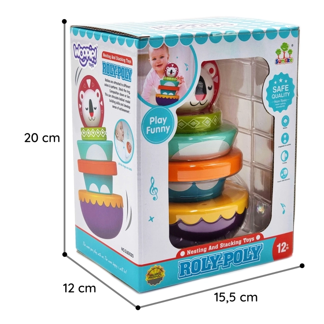 Piramidă senzorială pentru copii Woopie