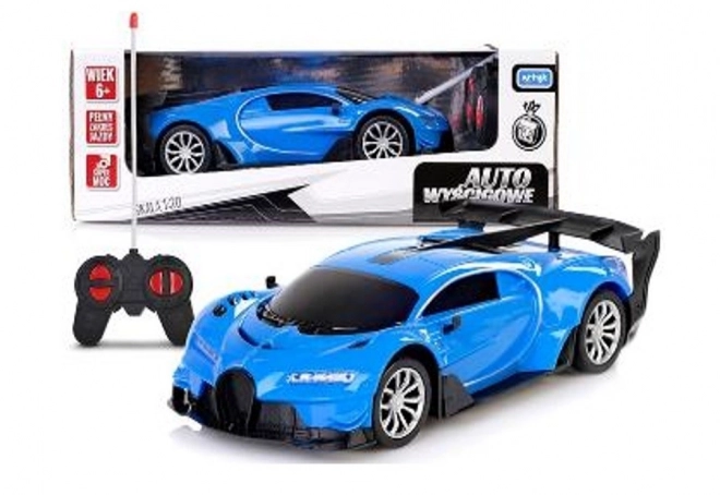 Mașină de curse R/C albastră