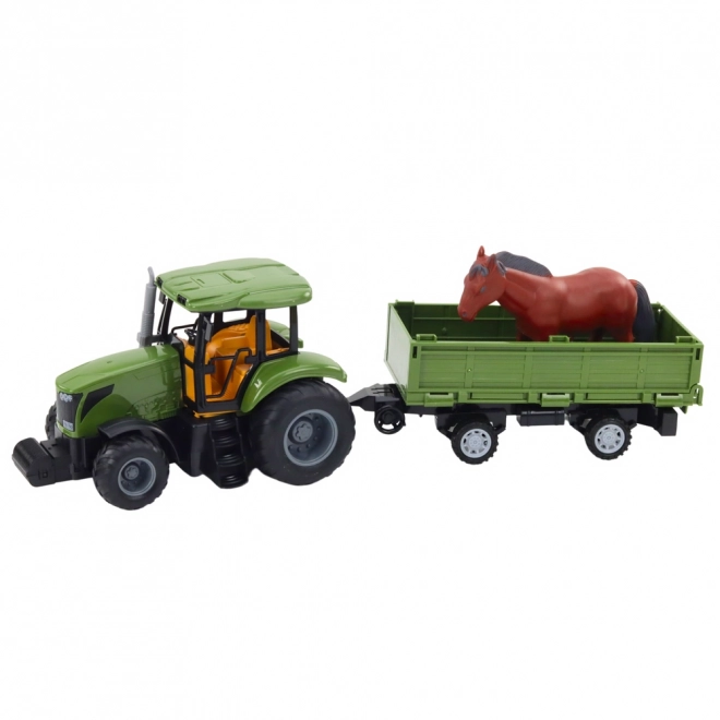Baza Tractor cu Remorcă și Cal la Telecomandă