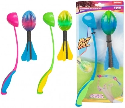 Săgeată de aruncat din spumă cu lansator 19cm