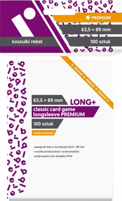 Protecții de cărți de joc Classic Longsleeve Premium 100 bucăți