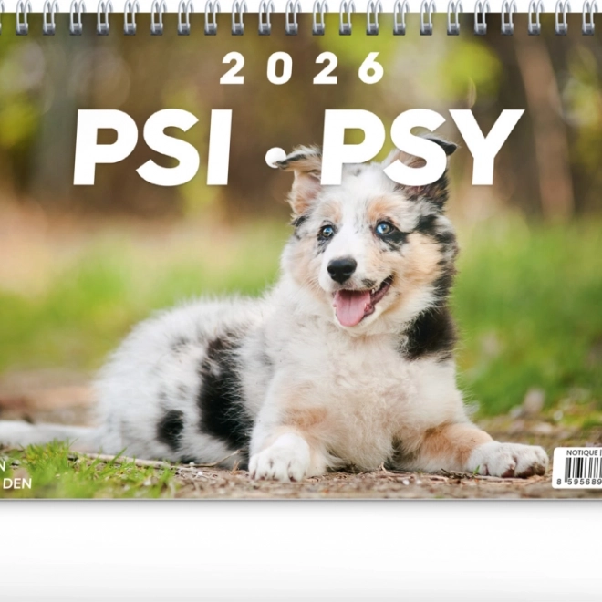 Calendar de birou Câini 2026