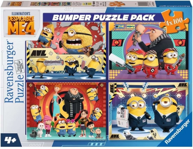 Puzzle Despicable Me 4 x 100 Piese