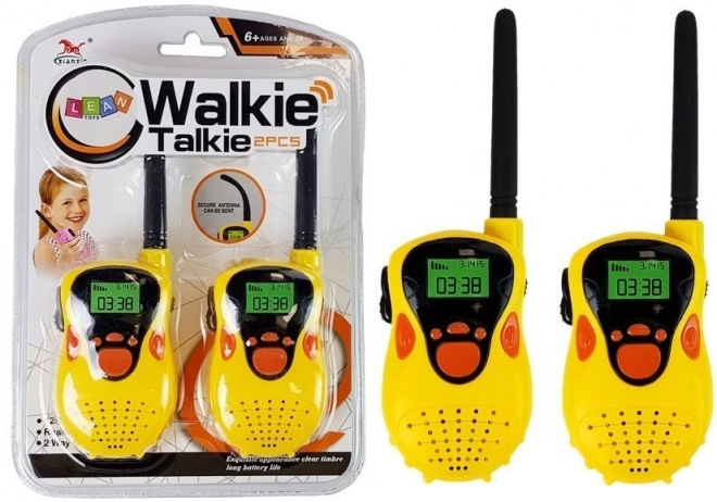 Walkie Talkie pentru copii - galbene