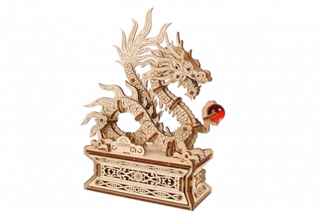 Puzzle mecanic 3D din lemn - Dragon