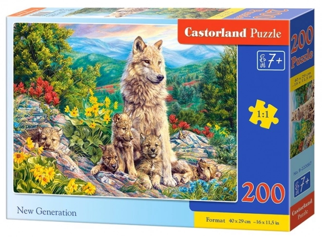 Puzzle 200 bucăți New Generation