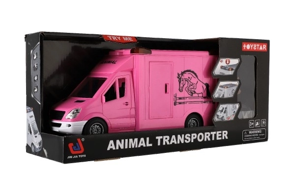 Transportor de animale cu efecte sonore și de lumină