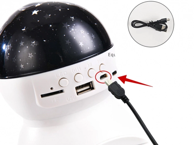 Proiector de lumină stelară cu muzică bluetooth