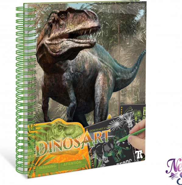 Jurnal de răzuit DinosArt