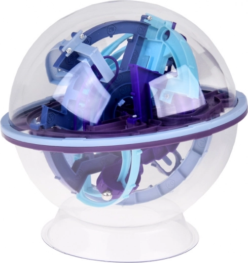 Sferă transparentă cu labirint 3D pe mai multe niveluri