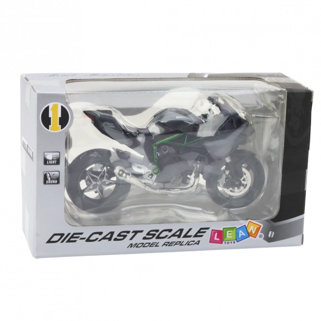 Motocicletă Sport din Metal cu Efecte de Lumină și Sunet