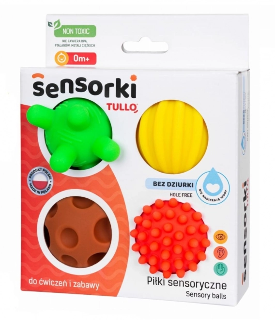 Set mingi senzoriale fără găuri de la Tullo