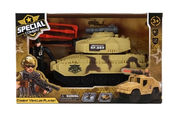 Tank cu soldat din plastic