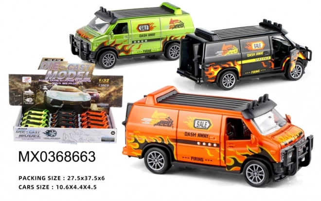 Autospecială de poliție – model metalic 1:32 cu uși care se deschid