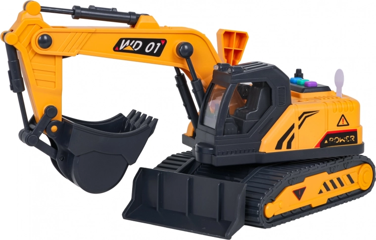 Cabină rotativă și șasiu pe șenile