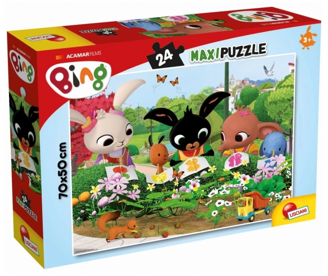 Puzzle maxi Bing: observând natura