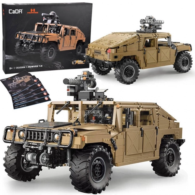 Set de construcție vehicul militar Humvee