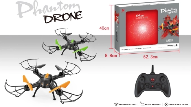 Drona PHANTOM cu menținerea altitudinii și întoarcere automată