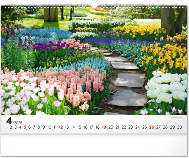 Calendar de perete Grădini 2026