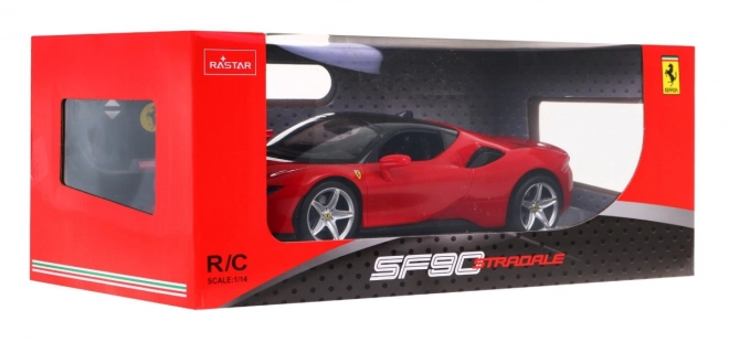 Mașină telecomandată Ferrari SF90 Stradale 1:14 de la Rastar