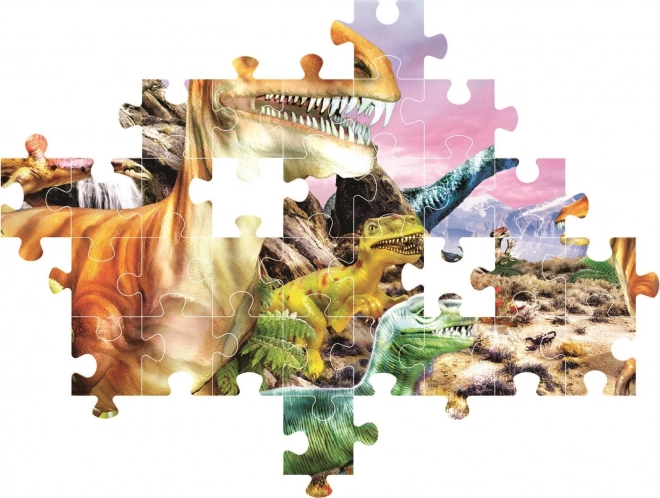 Puzzle Clementoni Lumea Dinozaurilor 104 piese