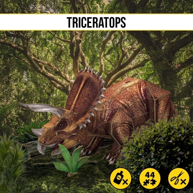 puzzle 3d national geographic - triceratops