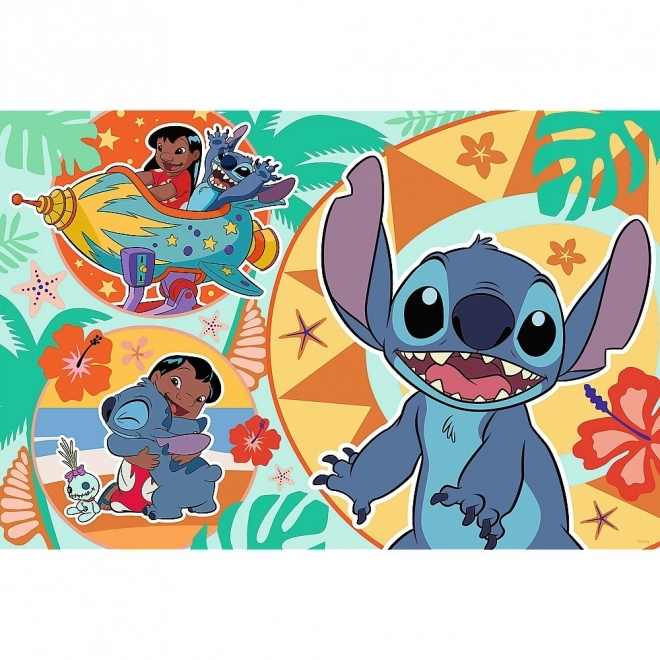 Puzzle 24 piese Maxi Zi veselă Lilo și Stitch