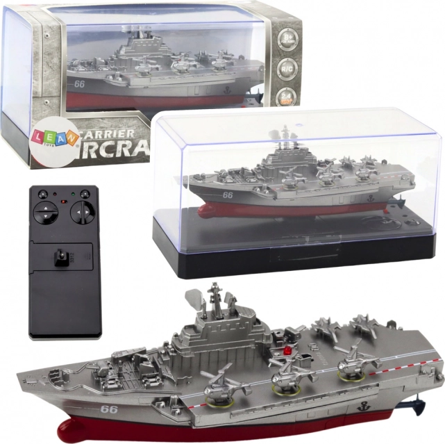 Barcă Electrică cu Telecomandă RC Argintie 15cm