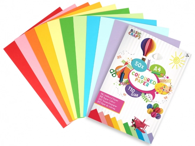 Set de coli colorate A4