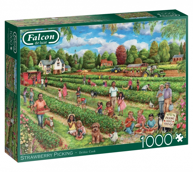 Puzzle cu căpșuni FALCON 1000 piese