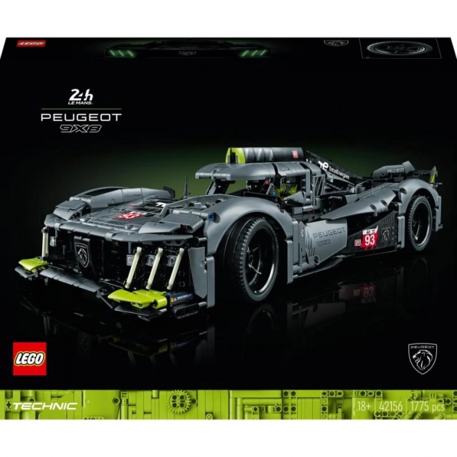 Hipersportivă LEGO Technic Peugeot 9X8 Le Mans