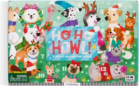 Set Puzzle Calendar pentru Crăciun 12 bucăți