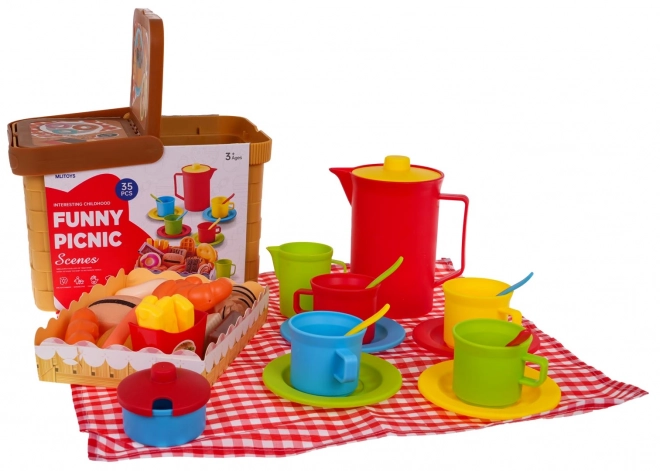 Set de picnic cu 35 piese