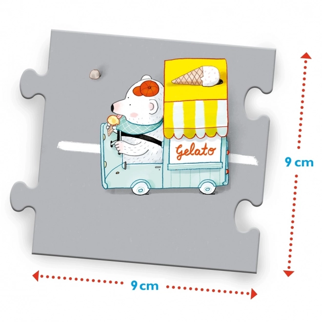 Puzzle Magellan 13 opriri - spatul stradale