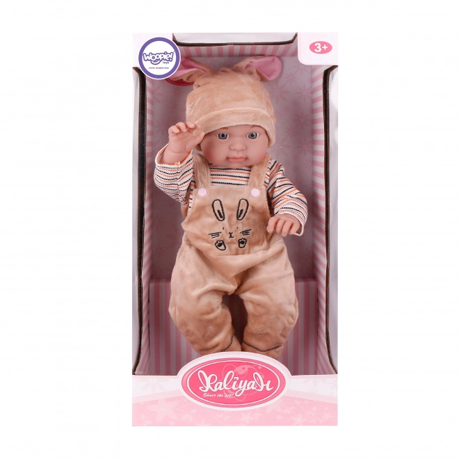 Lală bobas Woopie în costum de iepuraș 46 cm