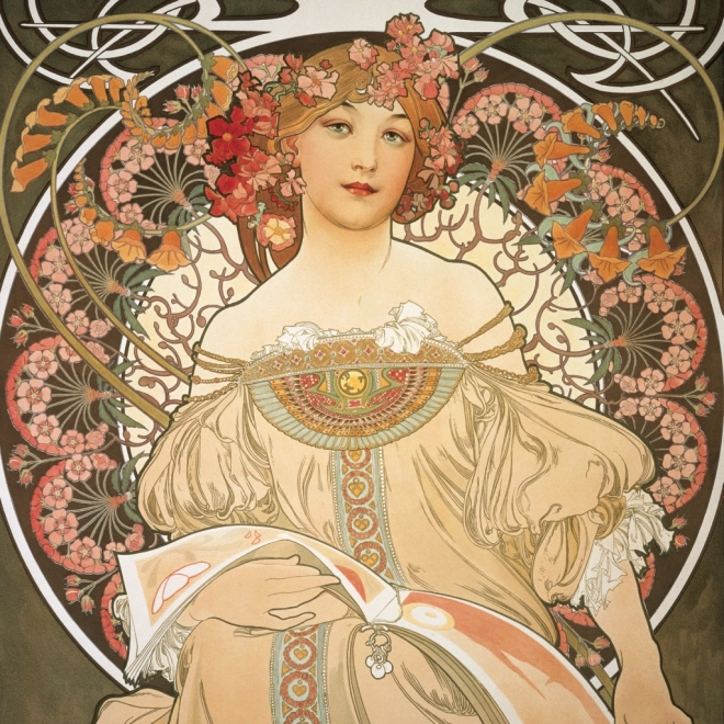 calendar de notițe Alfons Mucha 2025