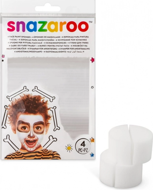 Bureți pentru vopsea de față Snazaroo, set de 4