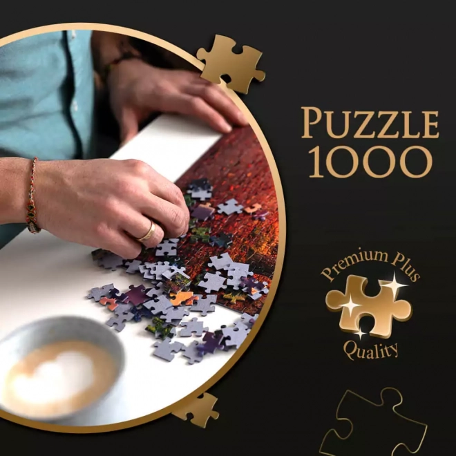 Puzzle 1000 piese calitate Premium Plus pastorală: păsări cântătoare