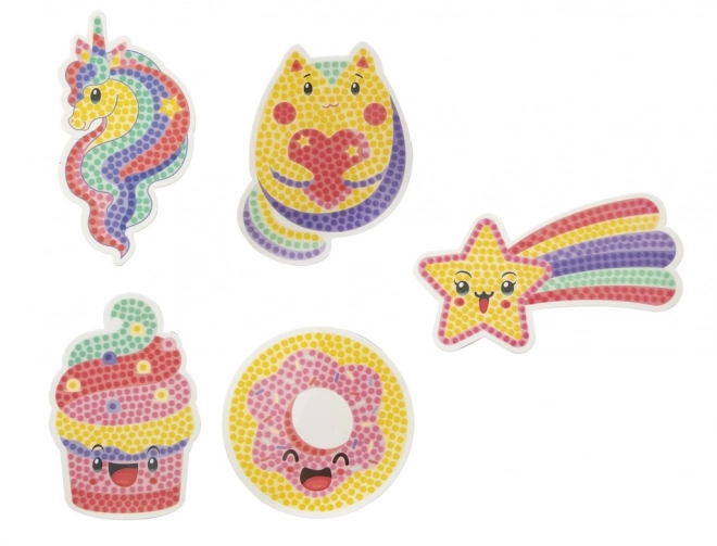 Set de magneți cu pietre de diamant