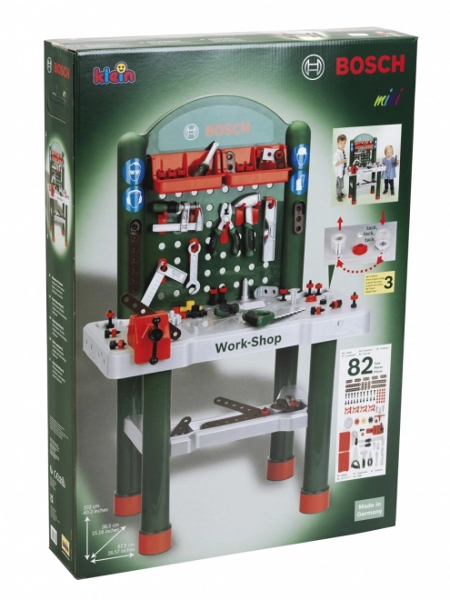 Atelier pentru copii Bosch cu 82 de piese