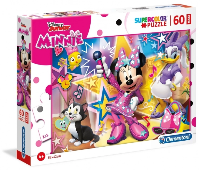 Puzzle 60 piese MAXI Minnie Ajutoare Fericite