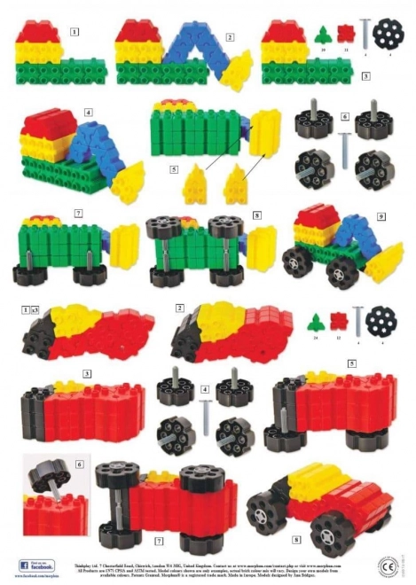 Set mini vehicule de construcție Morphun