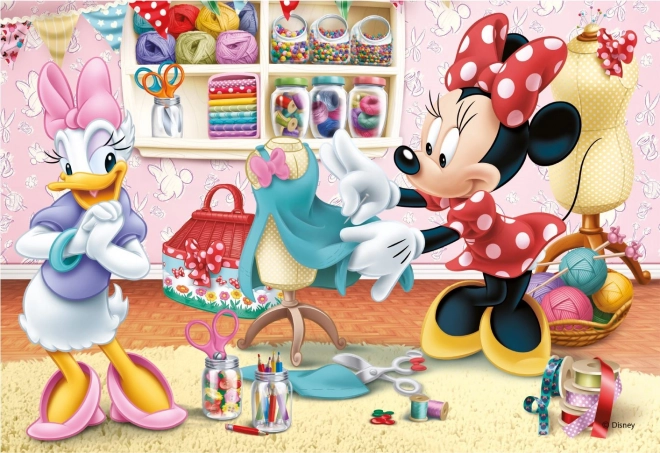 Puzzle Minnie Harnică 2x77 Piese