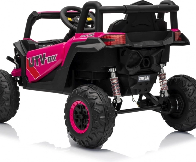 Automobil electric pentru copii Buggy Madman UTV-MX roz