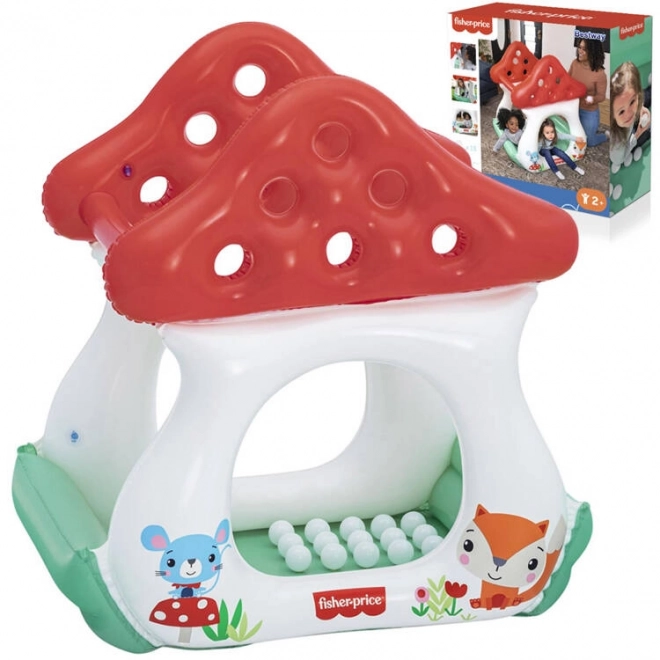 Piscină gonflabilă cu mingi Ciupercuța Bestway Fisher Price