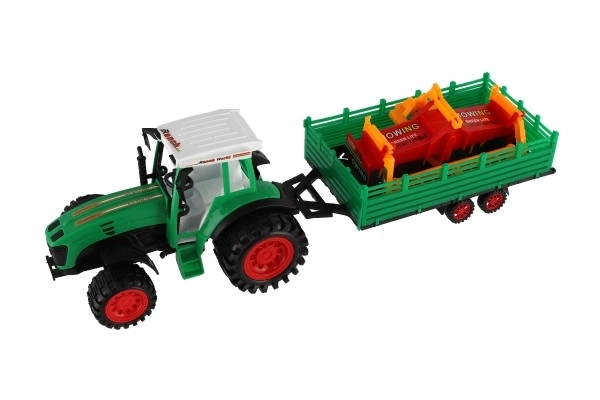 Tractor cu remorcă cu cilindru combinat din plastic