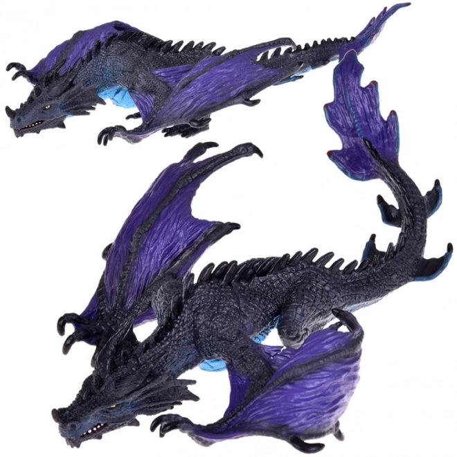 Figurină dragon violet majestuos