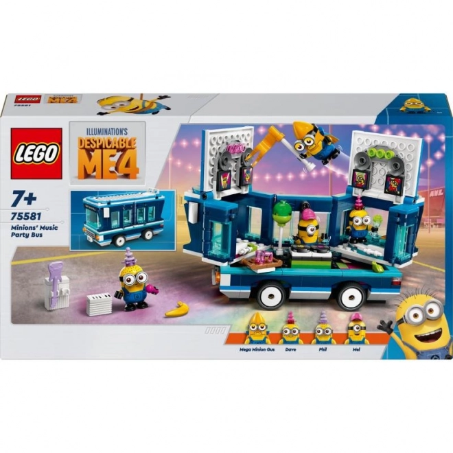 autobuzul de petrecere al minionilor LEGO