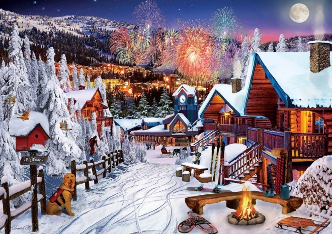 Puzzle bucurii de iarnă 1000 piese
