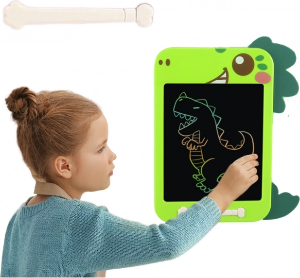 Tablet pentru desen LCD Dinozaur verde